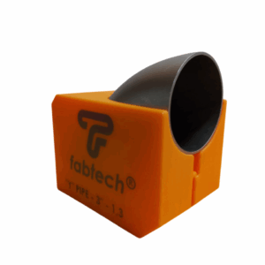 PLANTILLA Y PIPE 76MM CODO 1.3D